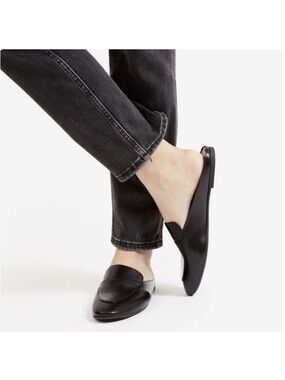 Everlane Day Loafer Mule in Black (Size: 8.5)